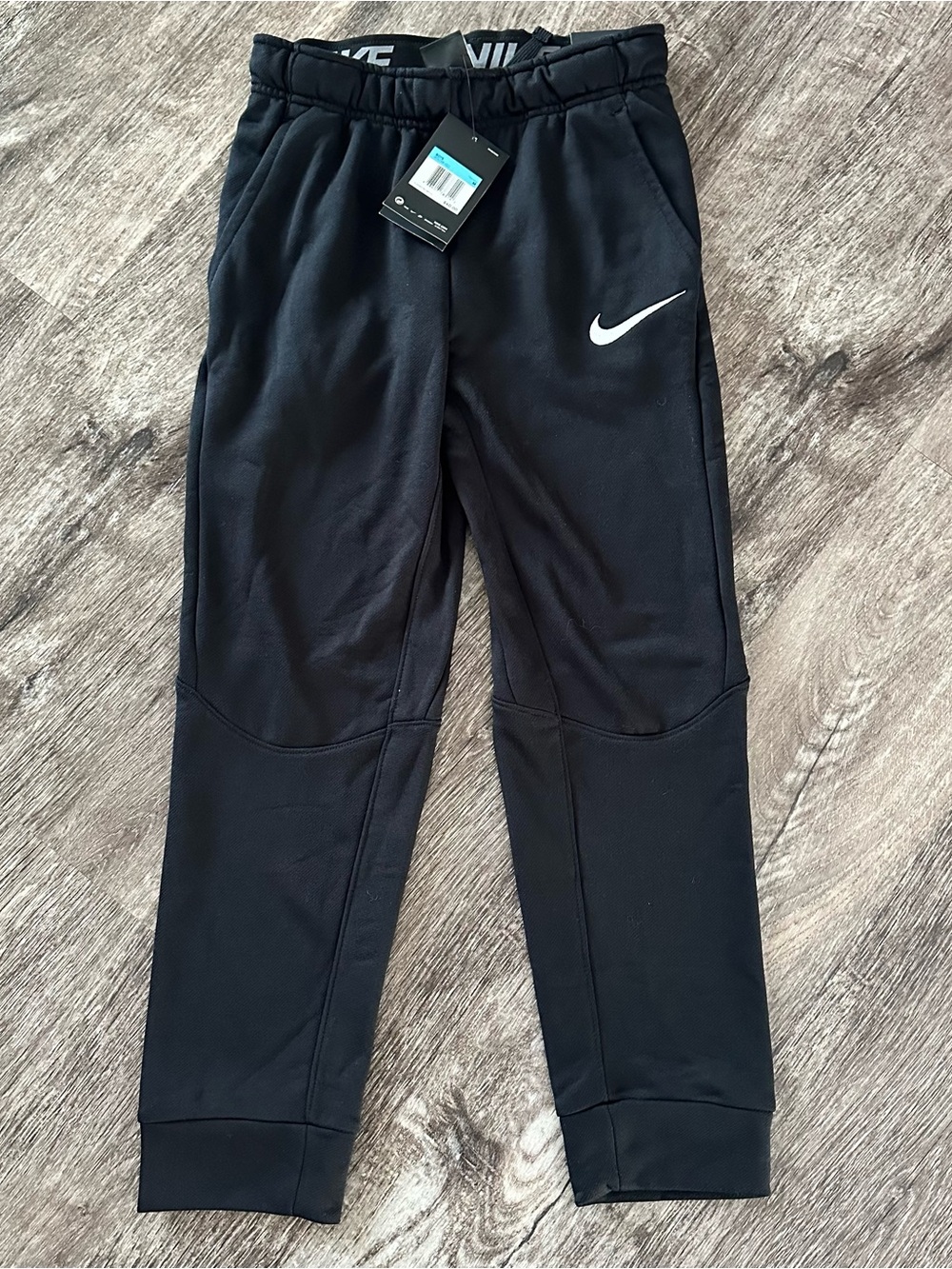 Nike Dri-FIT Boys Slim Fit Performance Training Pants Black ***Size Medium***
